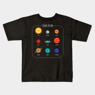 New Solar System Kids T-Shirt